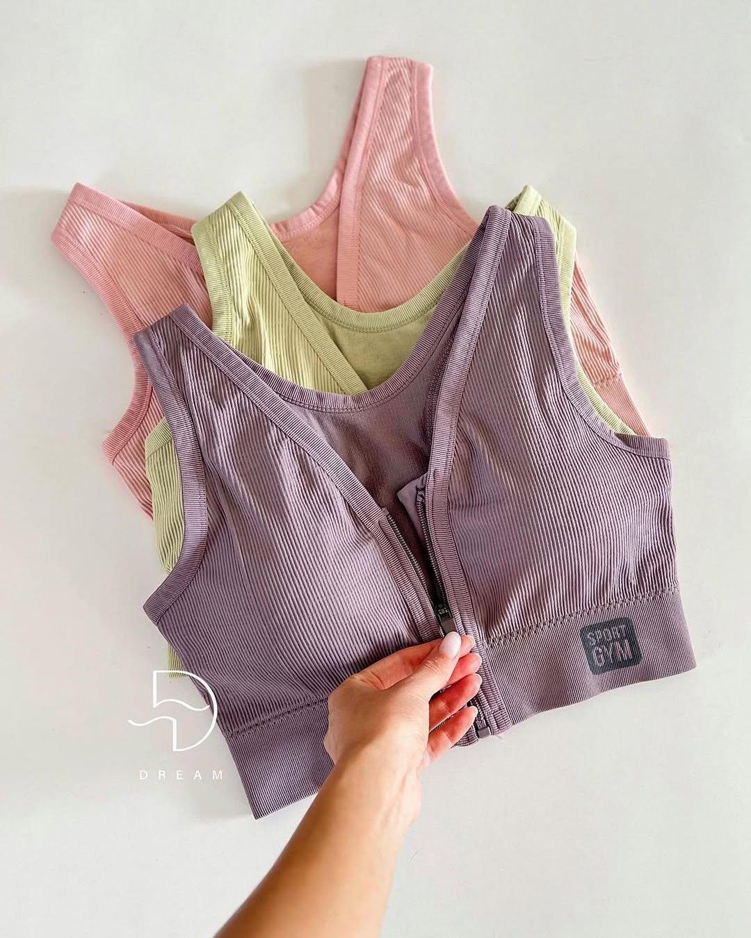 (30-38) Front Zipper Sports Bra For Gym and Yoga 8857 (118)