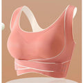 (36-46) Women's Shockproof Gathering Anti-sagging Beautiful Back Fitness Yoga Vest No Steel Ring Bra (055)
