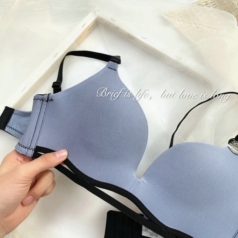 (38)b Wireless Soft Breathable Daily wear Bra (056)