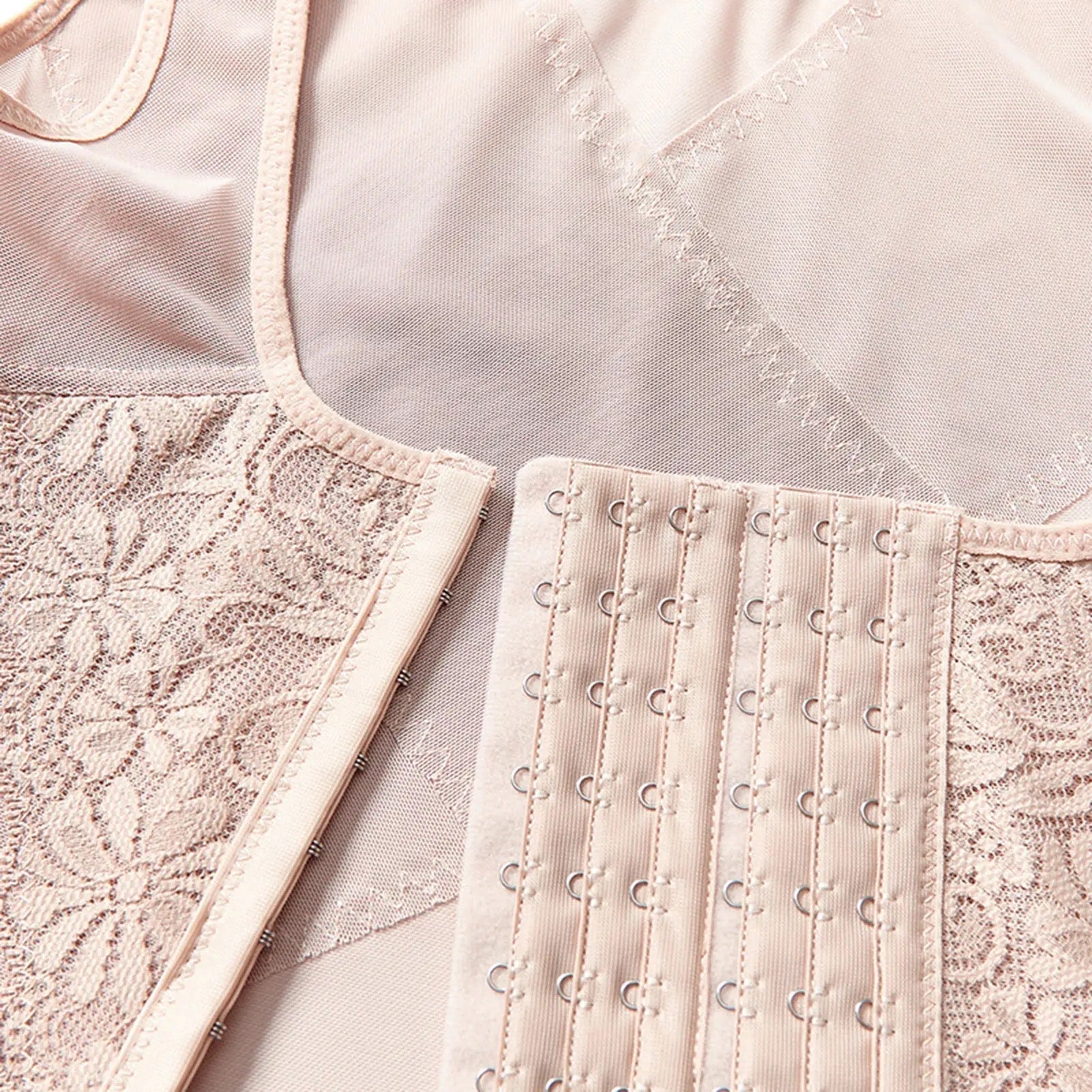 Breathable vest Style Waist and Tummy shaper with Multiple Hooks 812 (094)