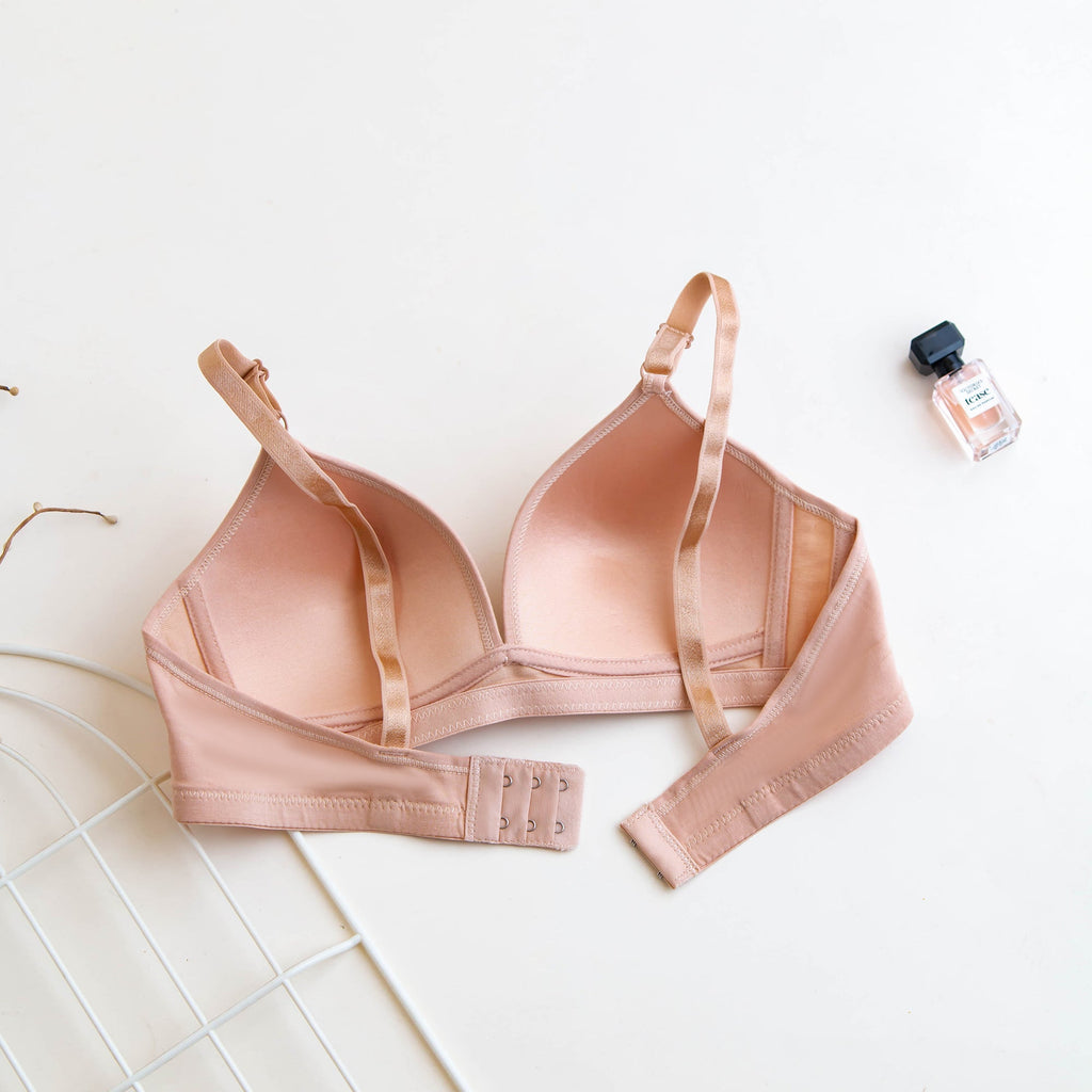 (30-36)b  Daily wear Thin-Pad Non-Wire Bra (061-062)
