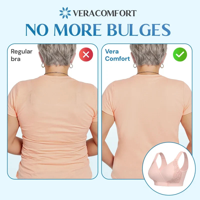 Pack of 3 Front-Wrap & Straps Adaptive Comfort Bra