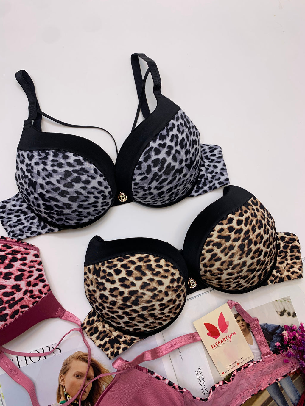 (34-40)B Binny's Padded Pushup Wire Bra (150)