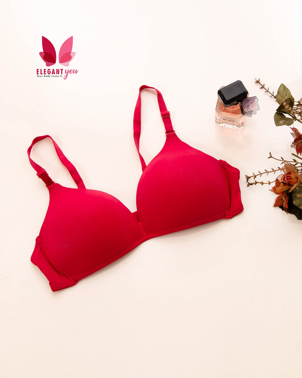 (36-42)C All Day Comfort Thin Padded Non Wired T Shirt Bra (065)