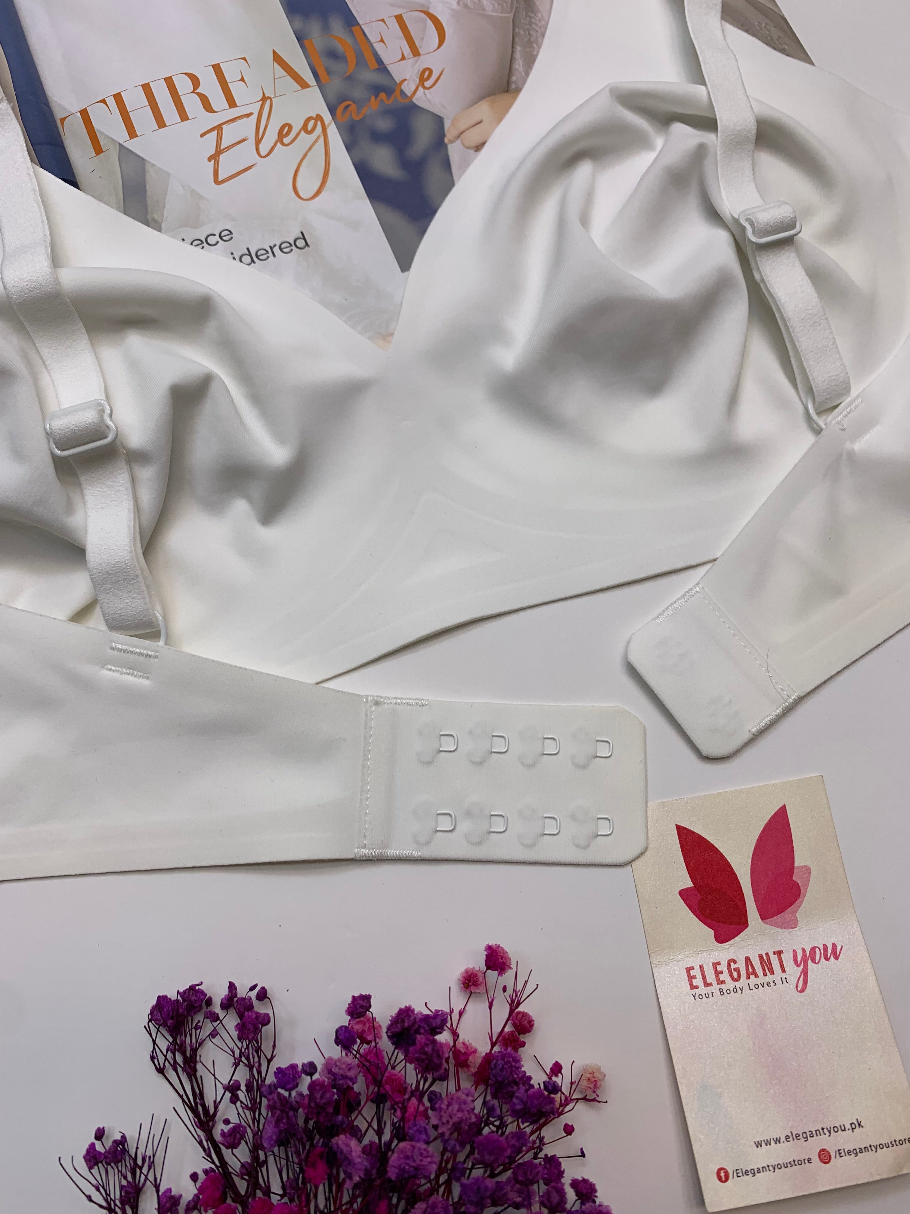 (34-40)b/c  One Stich Anti Rash No Wire Butter Stuff Bra (036)