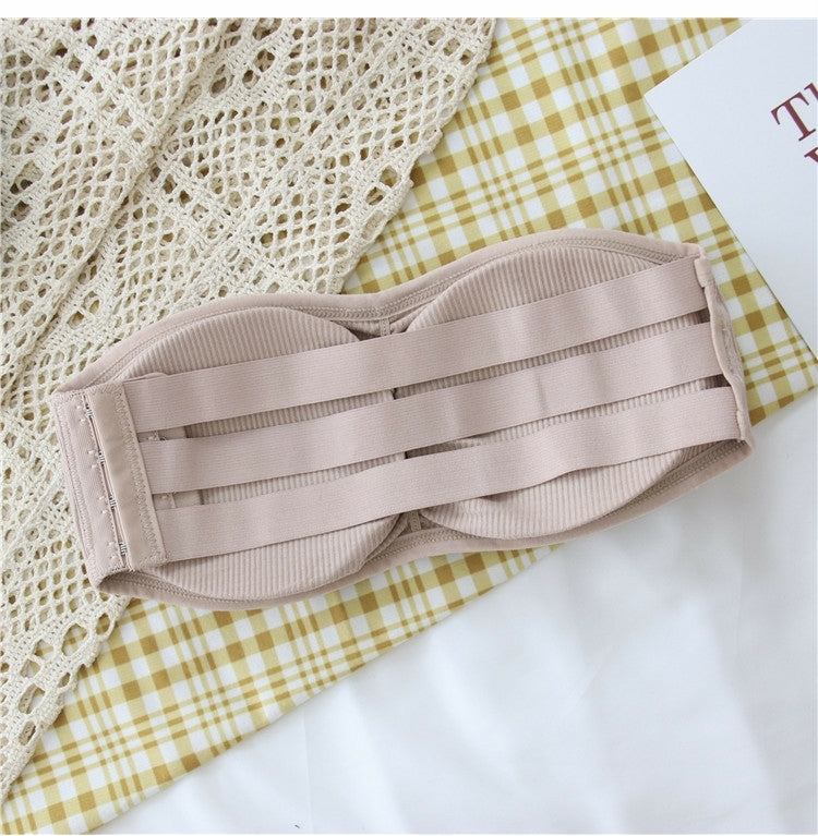 (28-36)Soft Padded Strapless Bra With Removable Pads ( Pack of 3 )