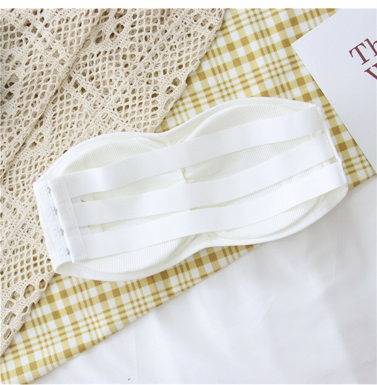 (28-36)Soft Padded Strapless Bra With Removable Pads ( Pack of 3 )