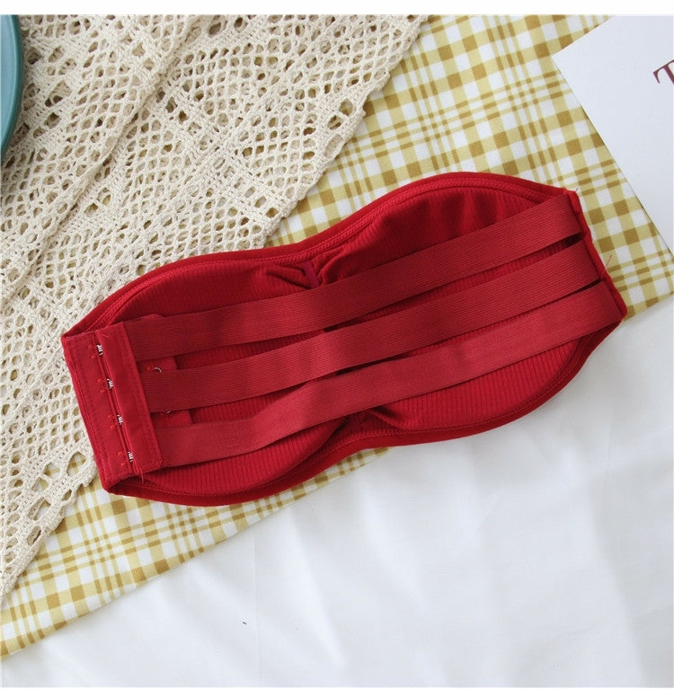 (28-36)Soft Padded Strapless Bra With Removable Pads ( Pack of 3 )