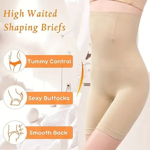 Women's High Waist Body-Shapping Buttocks Lifting Slim Fit Anti Glare Leggings (112)