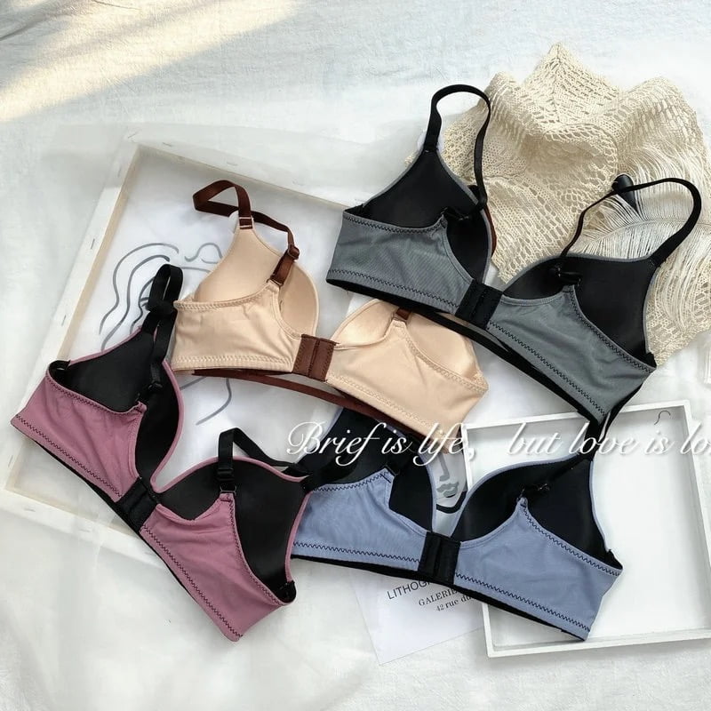 (38)b Wireless Soft Breathable Daily wear Bra (056)