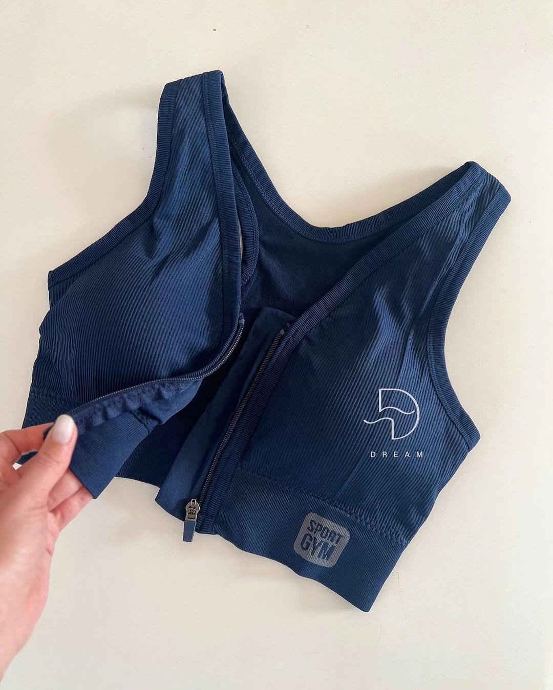 (30-38) Front Zipper Sports Bra For Gym and Yoga 8857 (118)