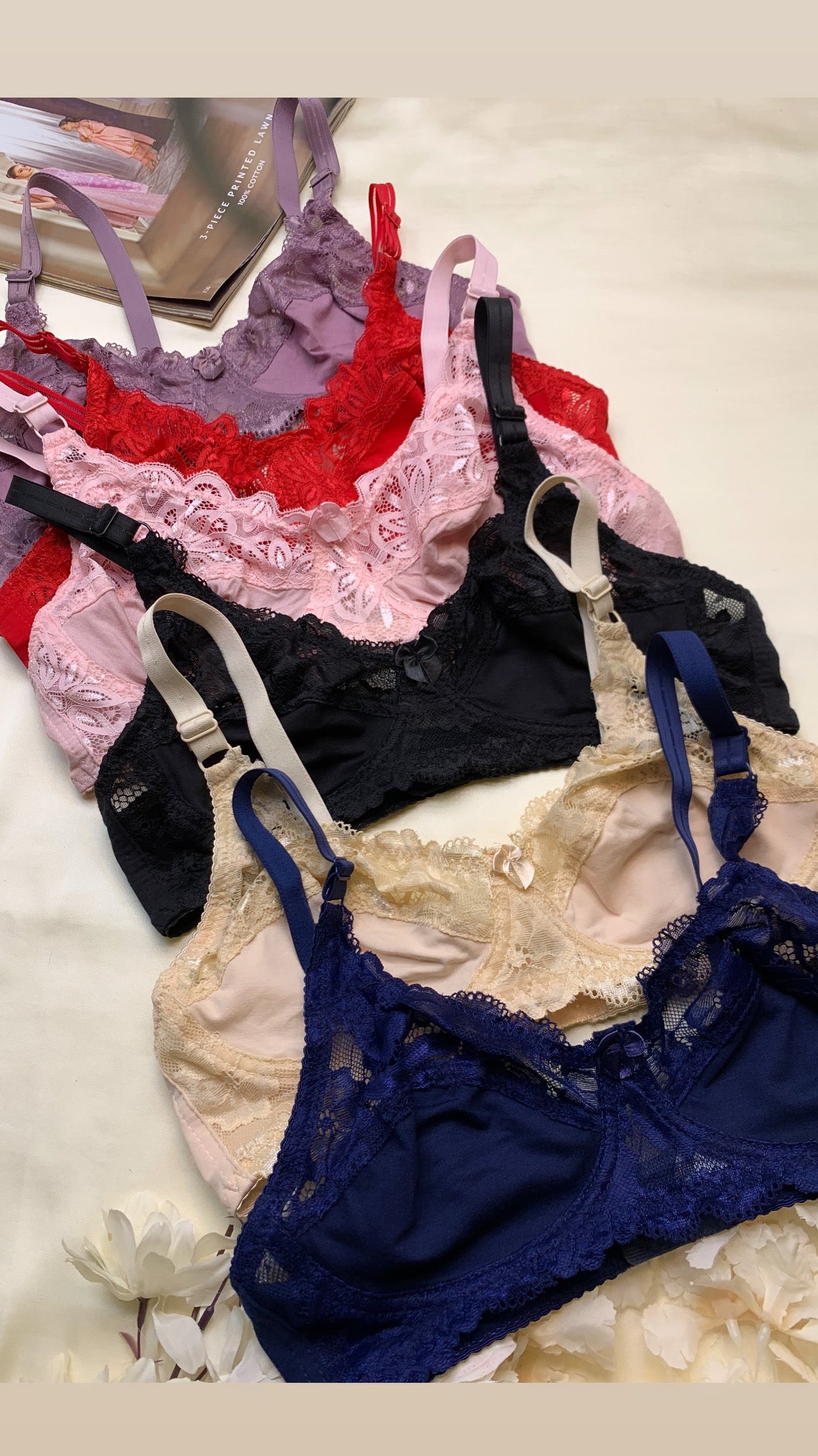 (32-42)Summer Friendly Soft Cotton with Lacy Work