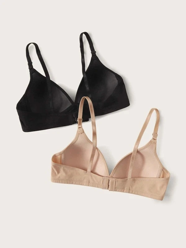 (30-36)b  Daily wear Thin-Pad Non-Wire Bra (061-062)
