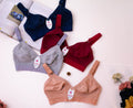 (32-48)C Soft Cotton Solid Colour Daily Wear Bra (013)