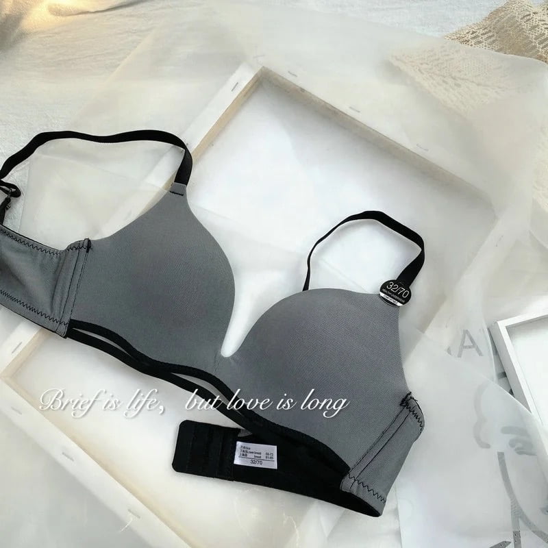 (38)b Wireless Soft Breathable Daily wear Bra (056)