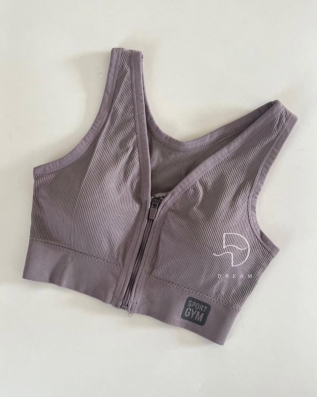 (30-38) Front Zipper Sports Bra For Gym and Yoga 8857 (118)