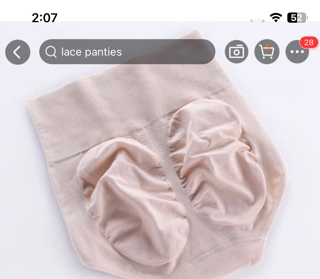 High Waist Underwear & Shapping Buttocks A8276 (103)