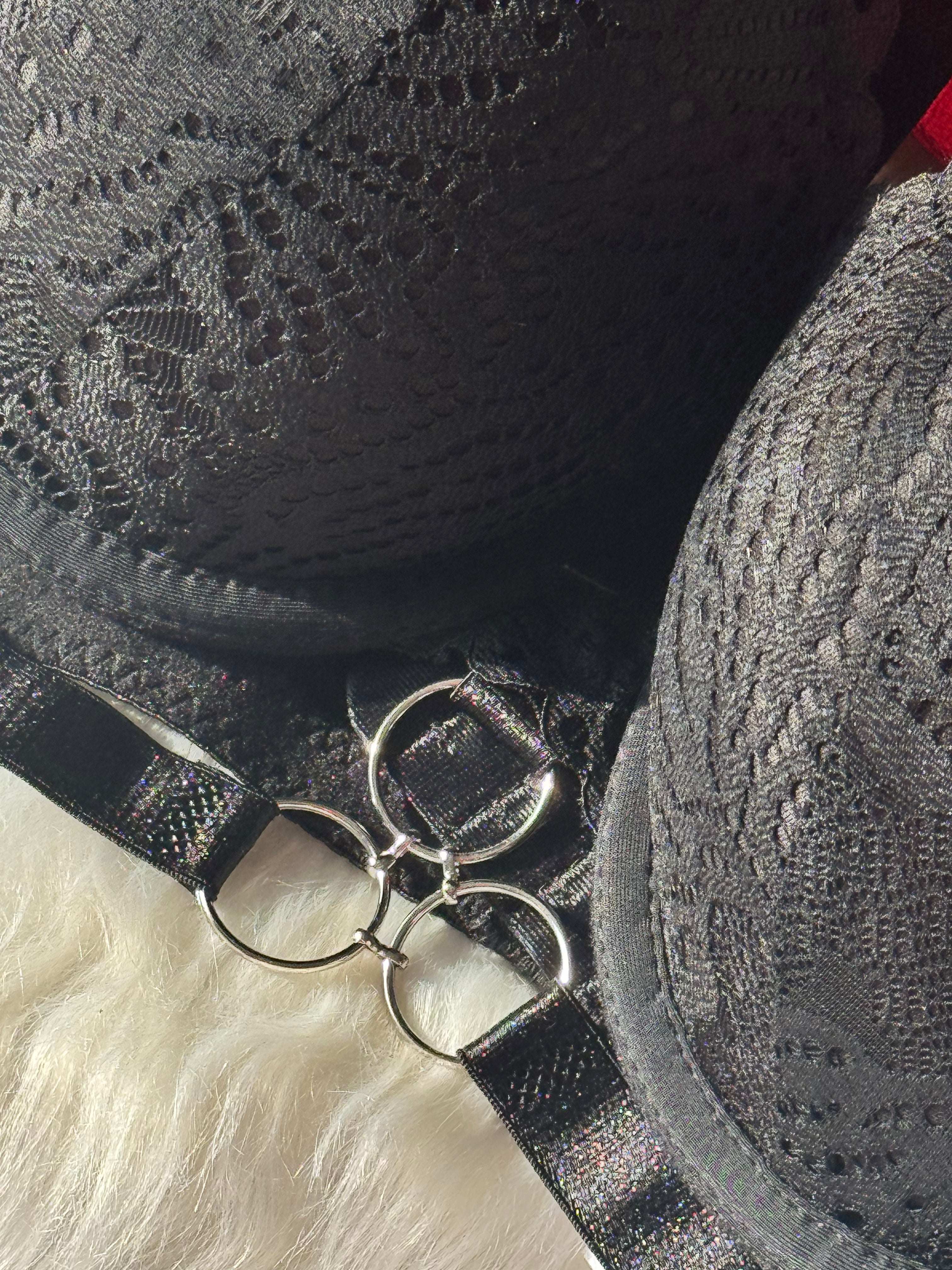 (34-40)C Cup Elegant Lacy Double Padded Bra & Panty Set