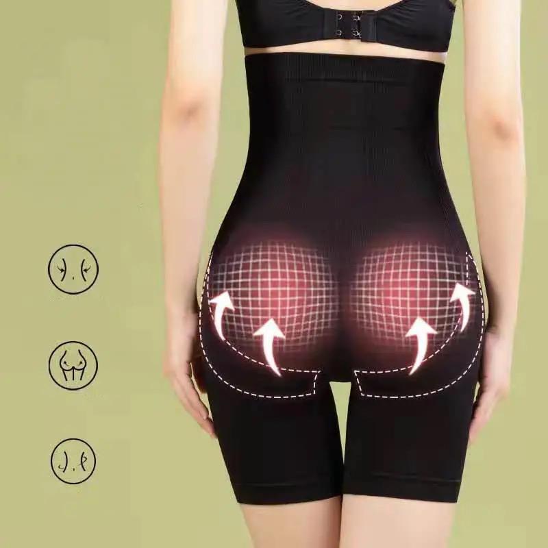 Women's High Waist With Adjustable Hooks Body-Shapping Buttocks Lifting Slim Fit Anti Glare Leggings(20014)  (100-110)