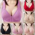 (36-46)b Wide Straps Front Hooks Light Padded Bra (070)