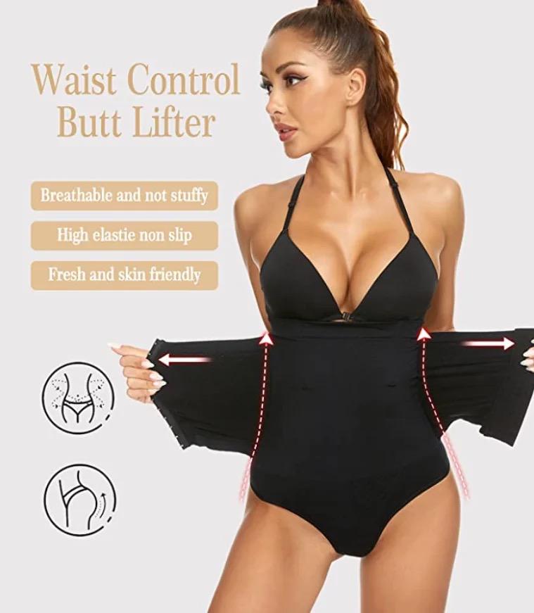 Seamless Thong Style Waist Control Butt Lifter With Hooks For Adjustment 17733 (103)