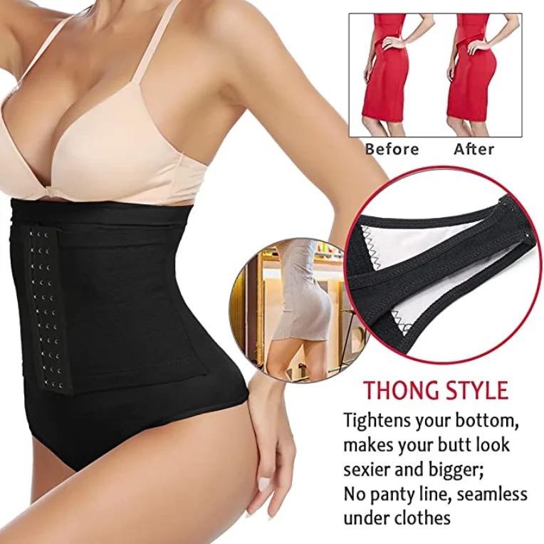 Seamless Thong Style Waist Control Butt Lifter With Hooks For Adjustment 17733 (103)