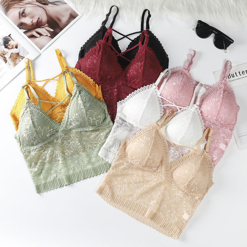 (30-38)b Honey Moon Criss Cross Brallete Free Size For (30-38) (044)