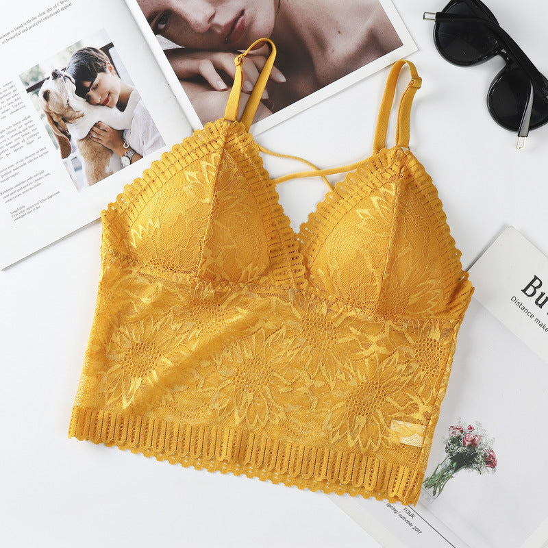 (30-38)b Honey Moon Criss Cross Brallete Free Size For (30-38) (044)