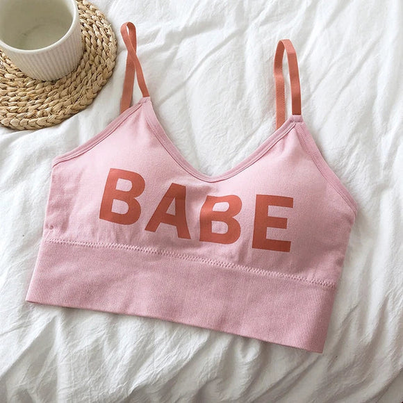 (28-36)BABE Written Soft Padded Bra (108)