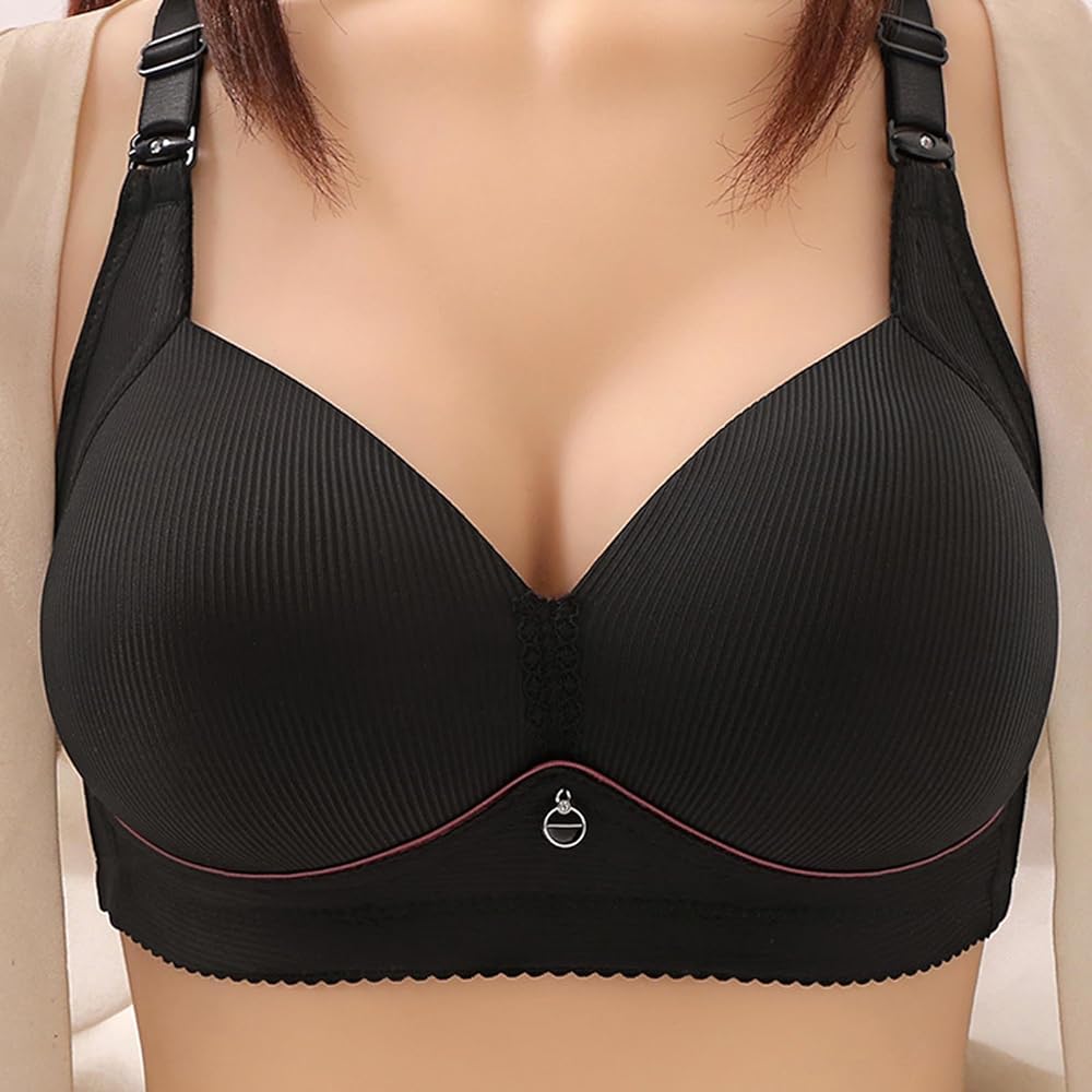 42C  Elegant Self Lining Thin Padded Non Wired Bra (063)
