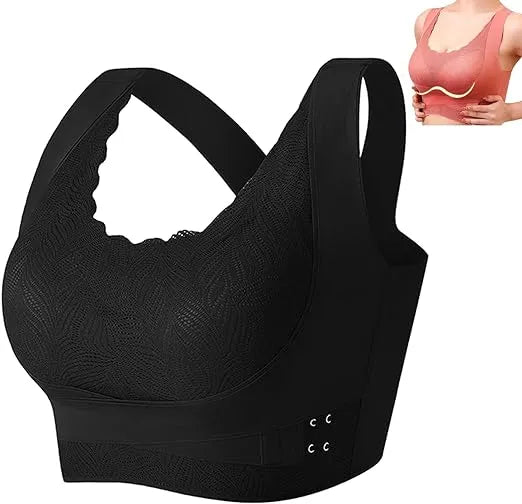 (30-44) Womens Adjustable Cross Posture Corrector Back Straighter Sports Bra (054)