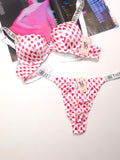 (34-40)b  size Pinky Victoria secret Bridal Padded Pushup Wired Bra set 5001 (155)