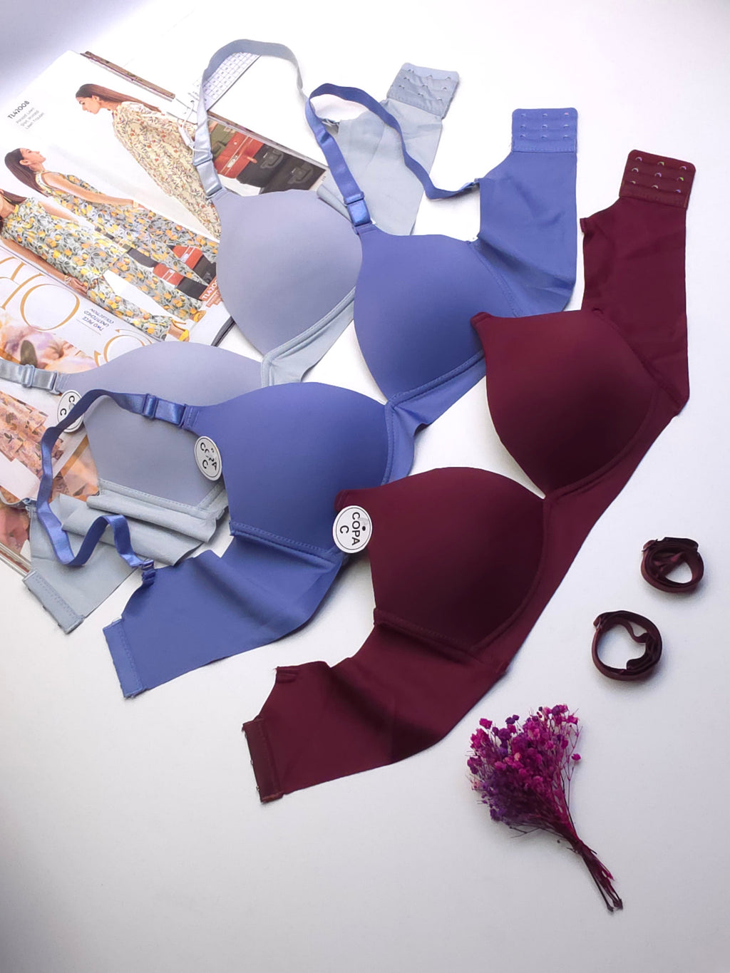 (36-44)B&C  Seamless Thin Padded Non Wired T Shirt Bra (160)