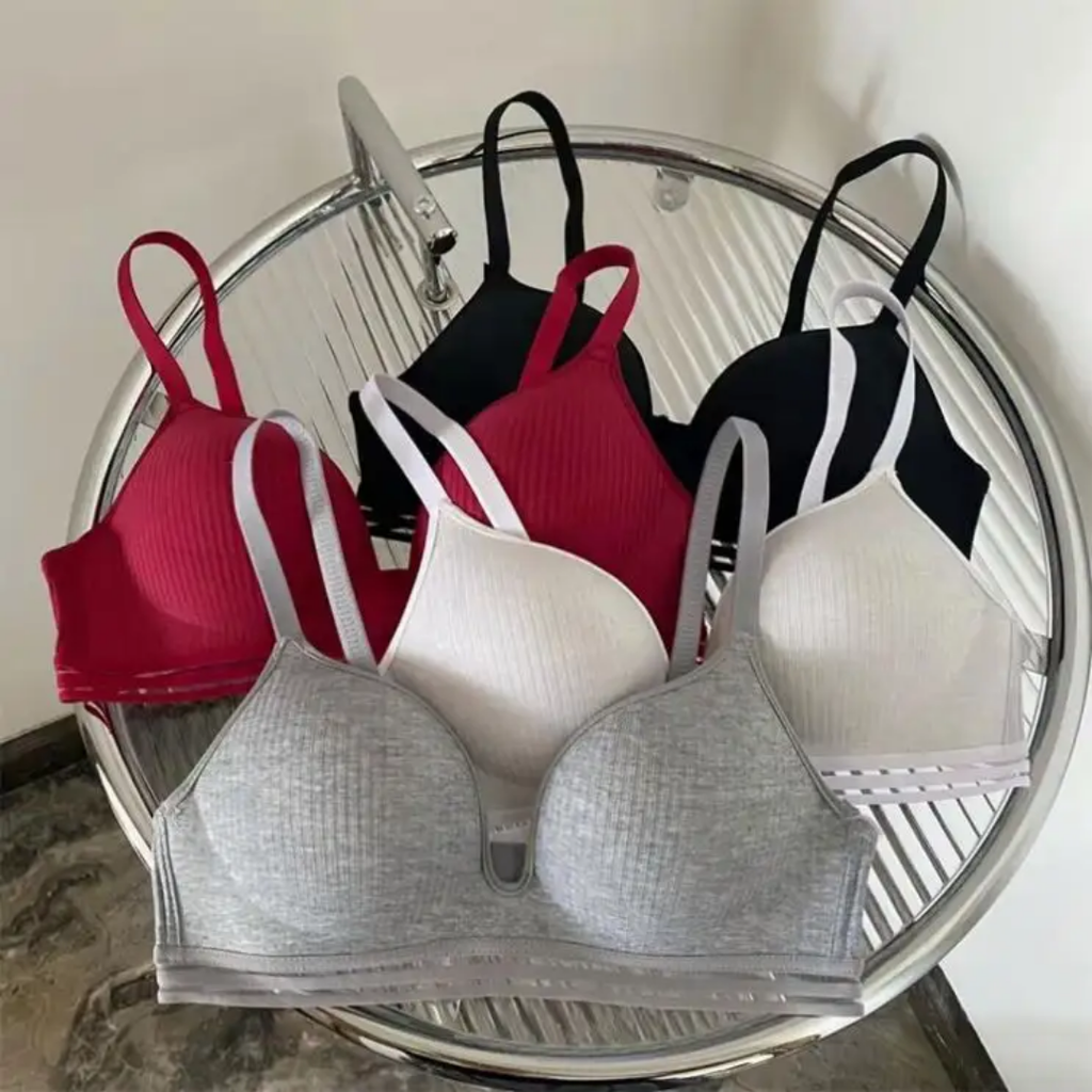 (36&38)b  Daily wear Thin-Pad Non-Wired Seamless Bra(085)