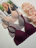 (32-38)b size Daily wear Thin-Pad Non-Wired Seamless Bra (163)