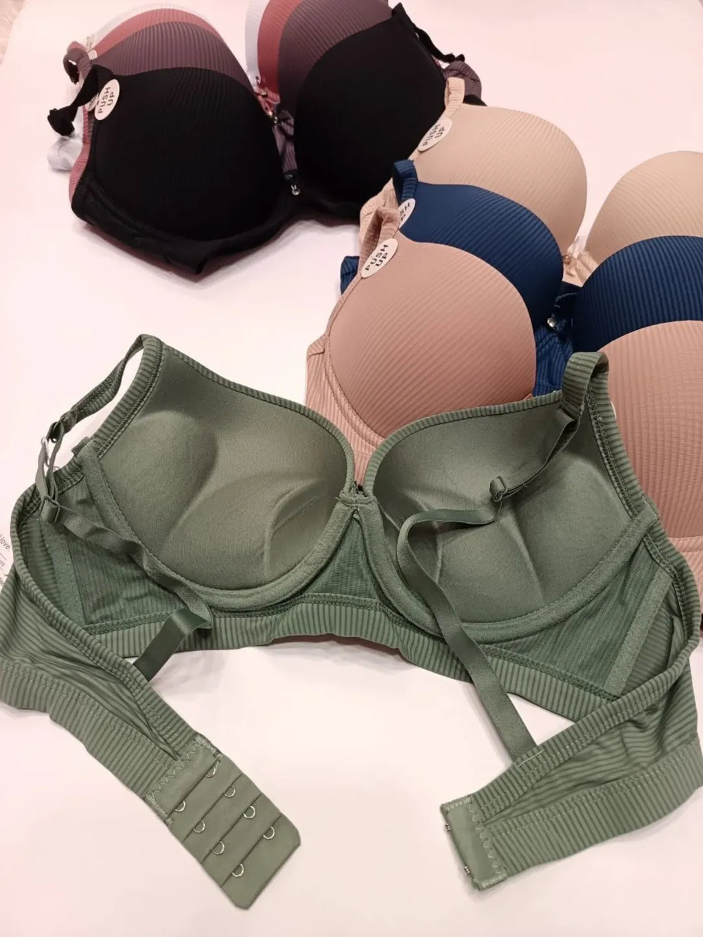 (34-40)B Premium Range Double  Padded Push-up Wired Bra (175)