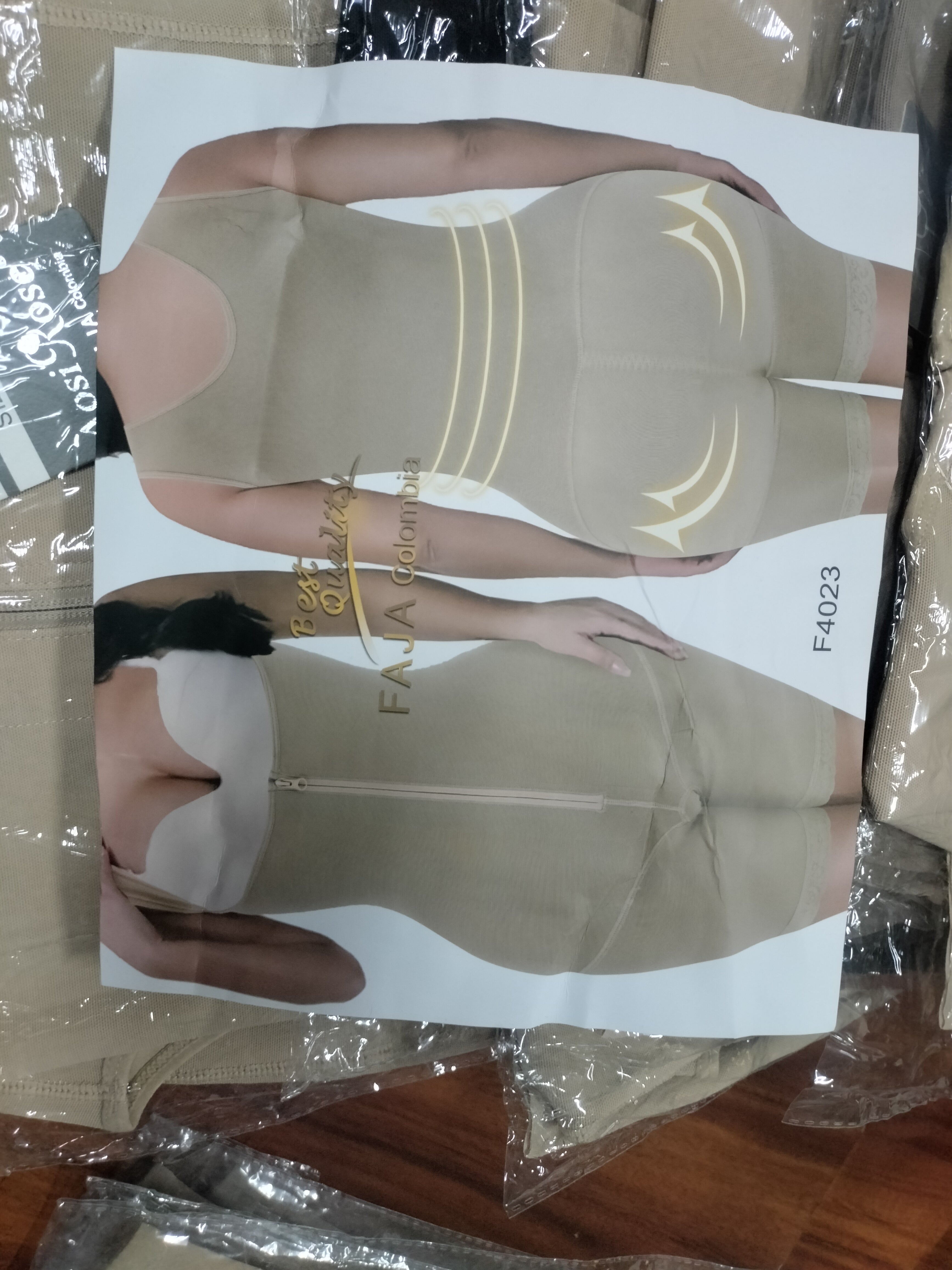Full Body Seamless High Waist With Front zip Body-Shapping Buttocks Lifting Slim Fit Anti Glare Leggings F4023 (103)
